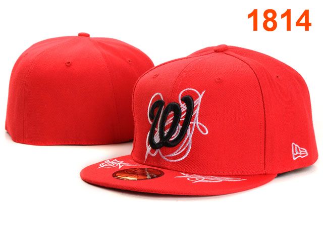 Washington Nationals MLB Fitted Hat PT14